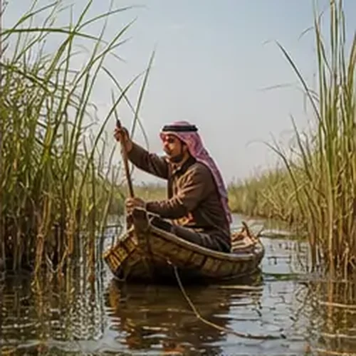 وێنەی ڕۆژێک لەگەڵ ماسیگرانی زەلکاوەکان