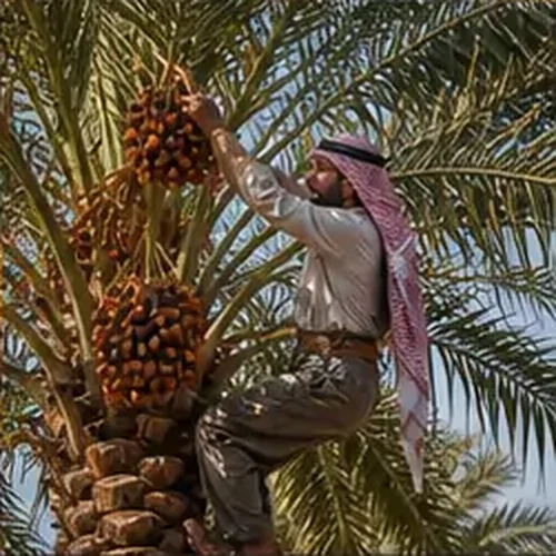وێنەی ڕێگای دارخورما لە بابلەوە بۆ کەربەلا