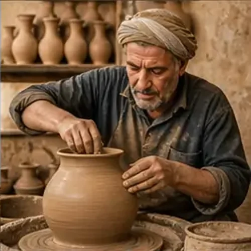 وێنەی چیرۆکەکانی قوڕ لە گوندێکی عێراقیدا