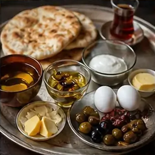 وێنەی نانی بەیانیی خێرای عێراقی
