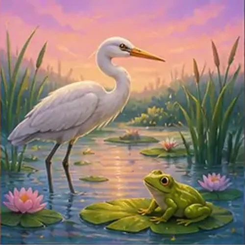 وێنەی ماسییە ئازاکەی زەلکاوەکان
