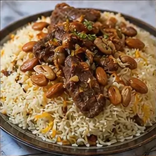 وێنەی بریانی عێراقی هەنگاو بە هەنگاو